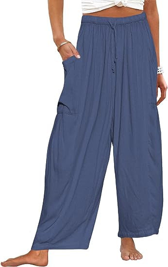 Damen Weite Sommerhosen Drune