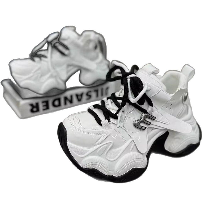 Damen Trendige Chunky Sneakers mit atmungsaktiver Mesh-Oberfläche und innovativer Dämpfung Drune
