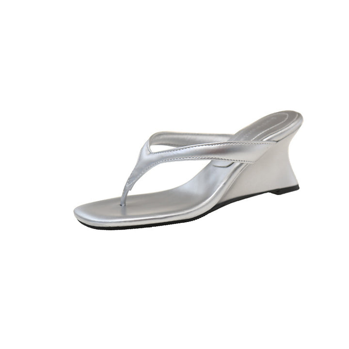 Damen Wedge Flip-Flops mit Komfort-Fit-Riemen Drune