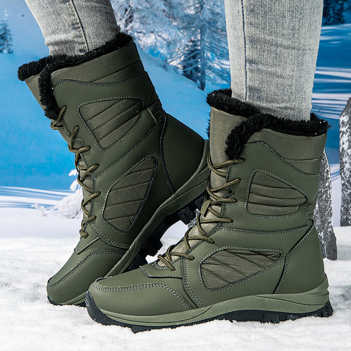 Damen Isolierte Stiefel mit rutschfester Sohle und weichem Innenfutter Drune