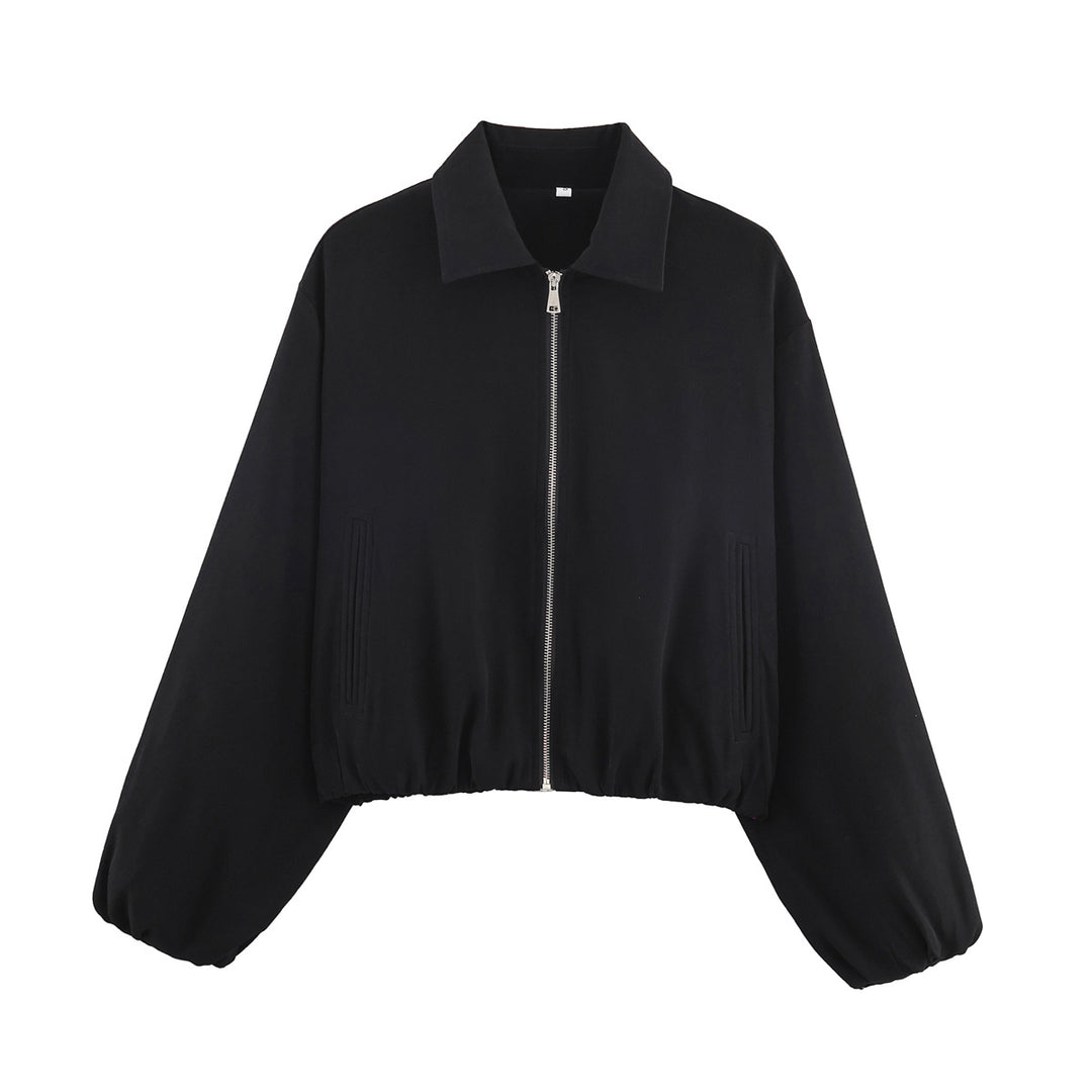 Damen lässige Übergangsjacke mit elastischen Bündchen Drune