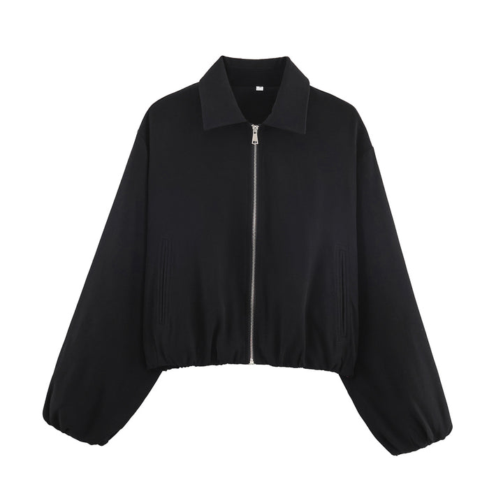 Damen lässige Übergangsjacke mit elastischen Bündchen Drune