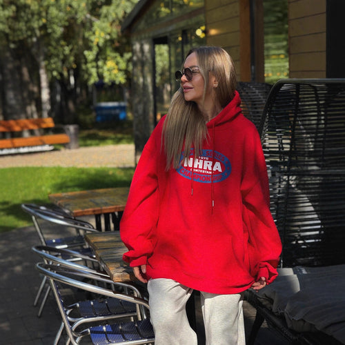 Damen Kapuzenpullover mit kreativem Vintage-Design und komfortablem Schnitt Drune