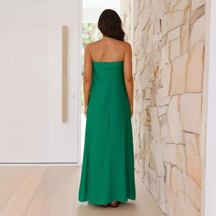 Damen Maxikleid mit schlichtem Design und vielseitigem Tragekomfort Drune