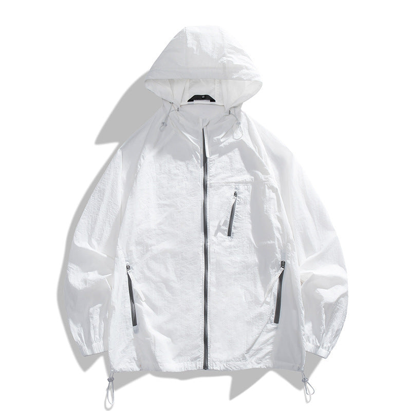 Herren leichtgewichtige Windjacke mit praktischen Taschen und atmungsaktiven Eigenschaften Drune