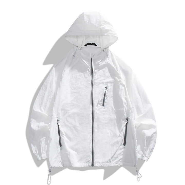 Herren leichtgewichtige Windjacke mit praktischen Taschen und atmungsaktiven Eigenschaften Drune