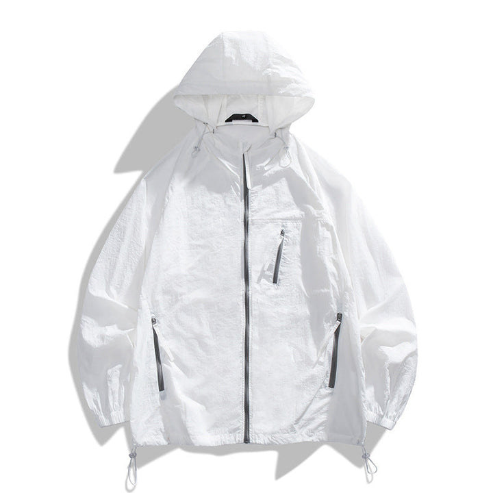 Herren leichtgewichtige Windjacke mit praktischen Taschen und atmungsaktiven Eigenschaften Drune