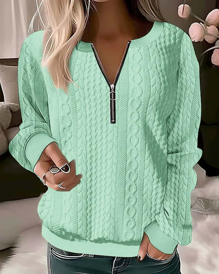 Drune | Reißverschluss Sweatshirt Freizeitkleidung