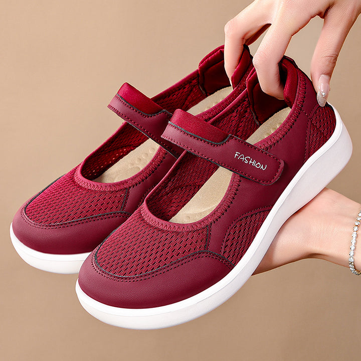 Damen Verstellbare Riemen Komfort Mary Jane Schuhe Drune