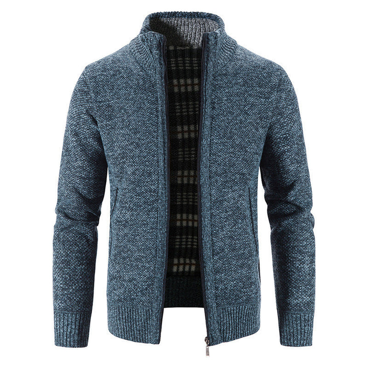 Herren Strickjacke mit innovativem wärmeisolierendem Innenfutter Drune