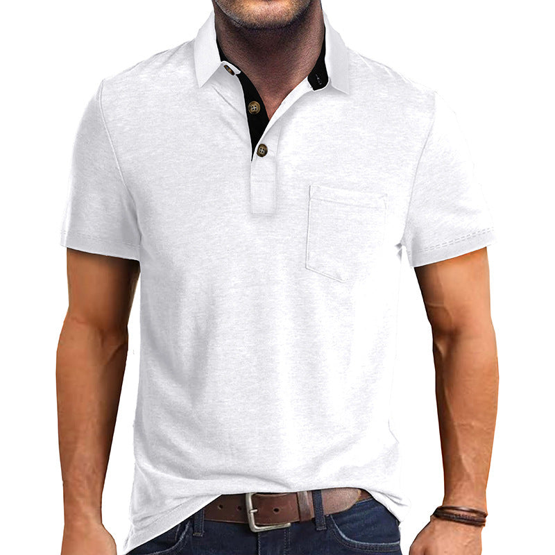 Herren Polo-Shirt mit modernen Designelementen Drune
