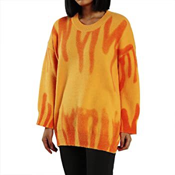 Damen Lässiger Pullover mit modernem Abstract-Design und oversized Passform Drune