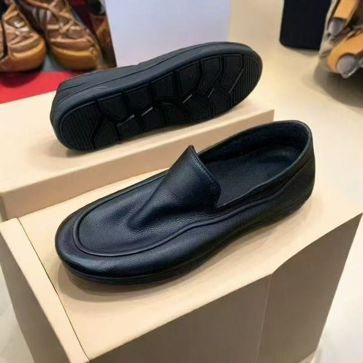 Damen Elegante Leder Slipper mit komfortabler Innensohle Drune