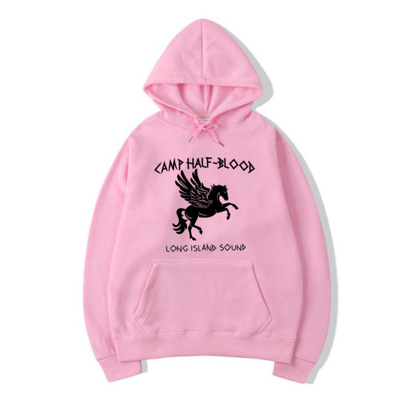 Damen Hoodie mit kreativem Fantasy-Motiv Drune