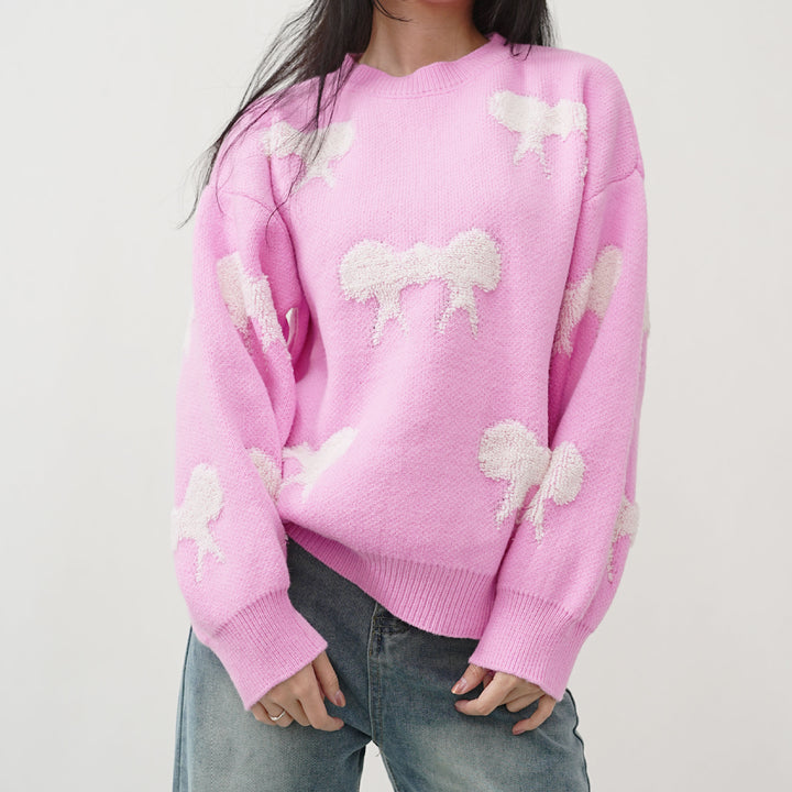 Damen lässiger Pullover mit einzigartigem tierischem Design Drune