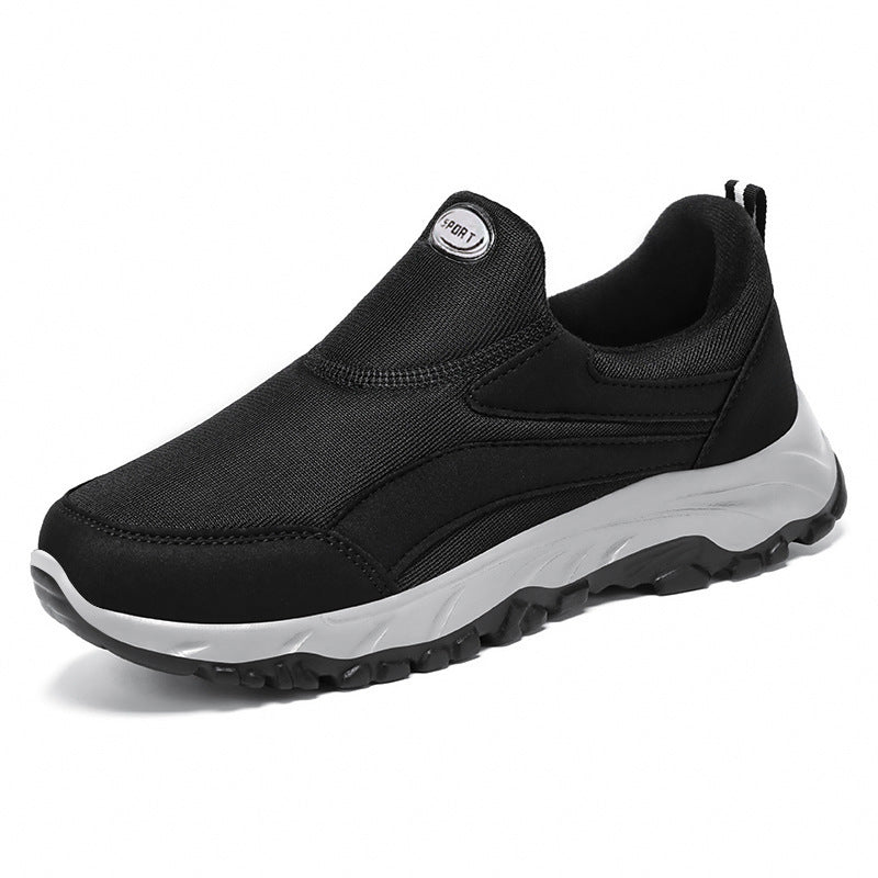 Damen nan leichter Slip-On Walkingsneaker mit elastischem Einstieg, gepolstertem Memory-Fußbett und profilierter rutschfester Laufsohle Drune