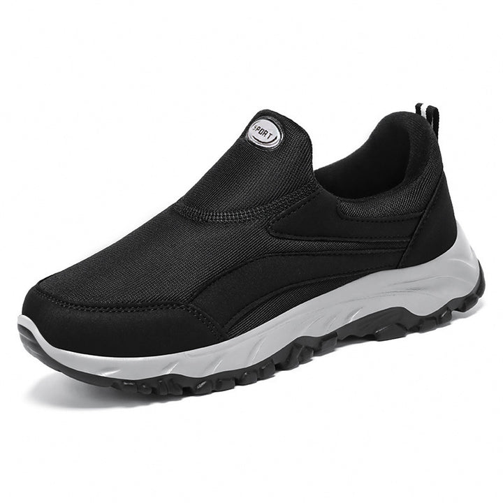 Damen nan leichter Slip-On Walkingsneaker mit elastischem Einstieg, gepolstertem Memory-Fußbett und profilierter rutschfester Laufsohle Drune