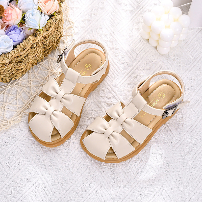 Damen Komfortable Sandalen mit Schleifen Drune