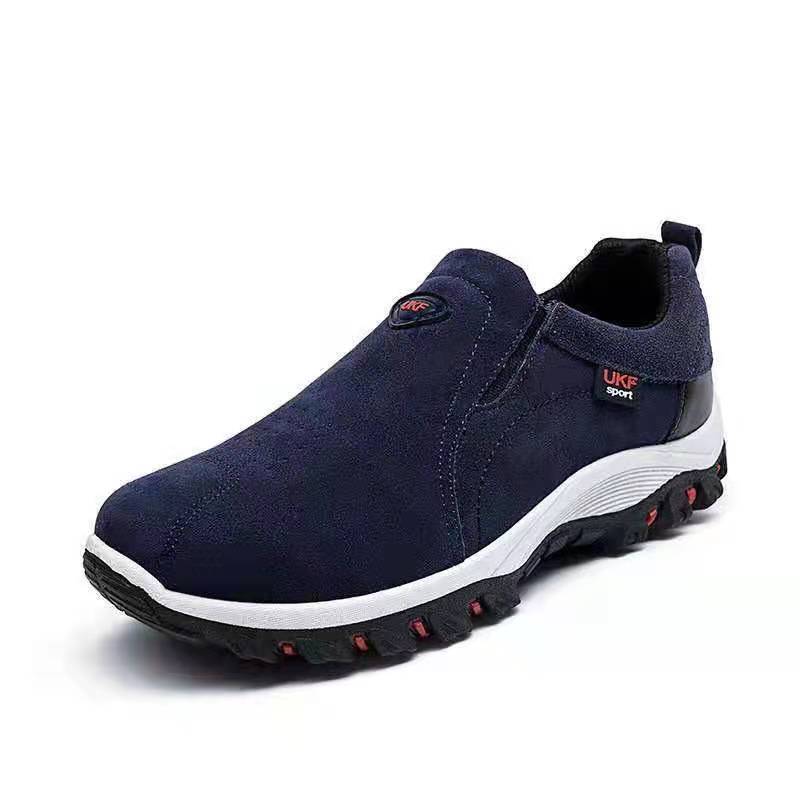 Herren nan sportlicher Schlupf-Sneaker mit elastischem Einstieg stoßdämpfender Profilsohle und gepolstertem Komfortfußbett Drune