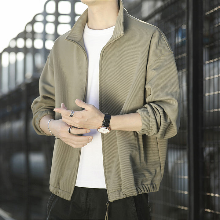 Herren lässige Übergangsjacke mit atmungsaktivem Stoff und modernem Design Drune