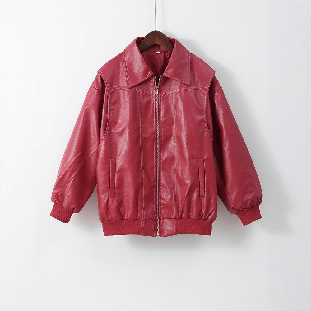 Damen Oversized Übergangsjacke mit nahtlosem Design und praktischen Taschen Drune