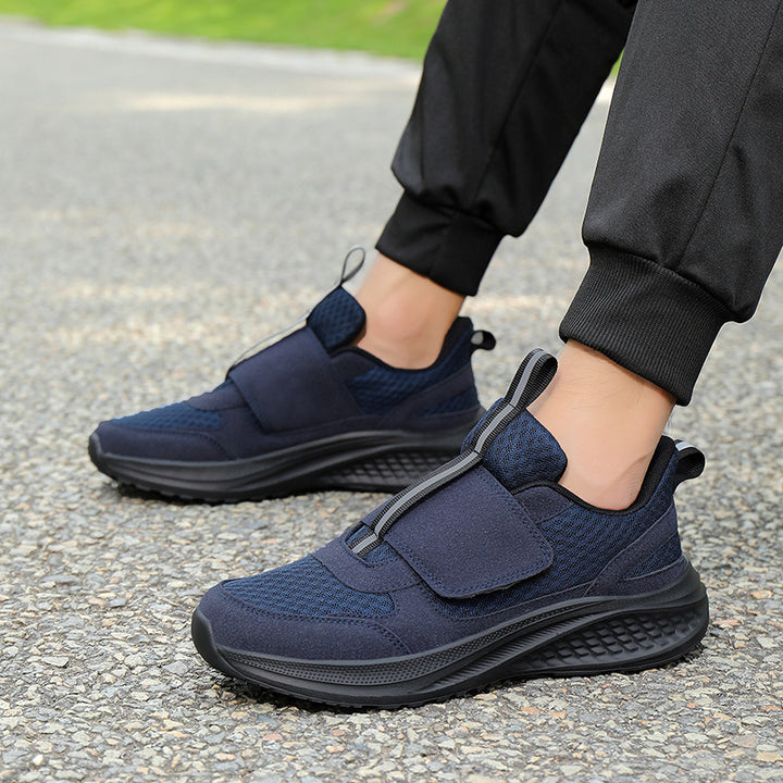 Herren nan urbaner Slip-On-Sneaker mit Klett-Frontverschluss, elastischem Zugsystem und mehrschichtiger Dämpfung Drune