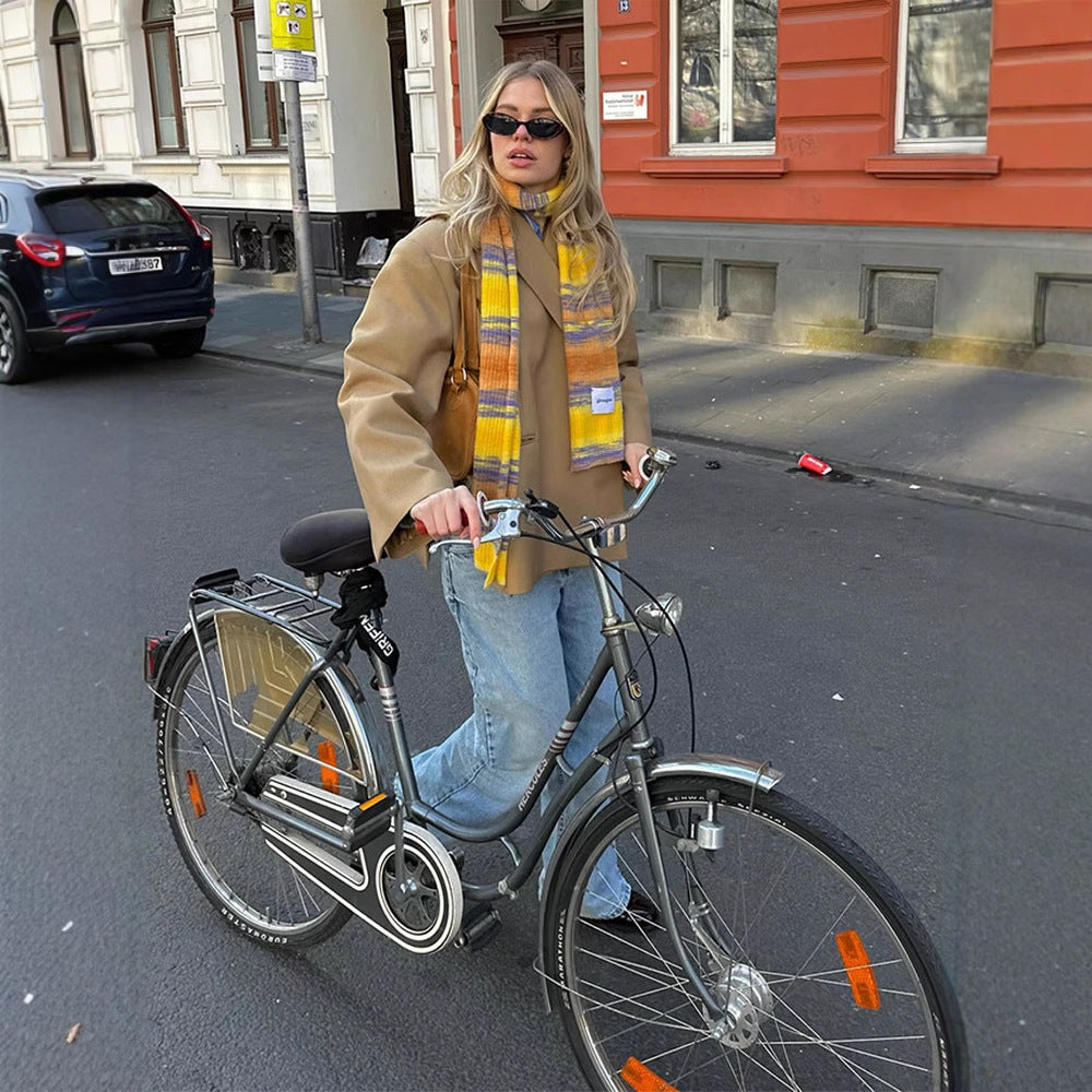 Damen oversized Blazerjacke mit modernem Schnitt Drune