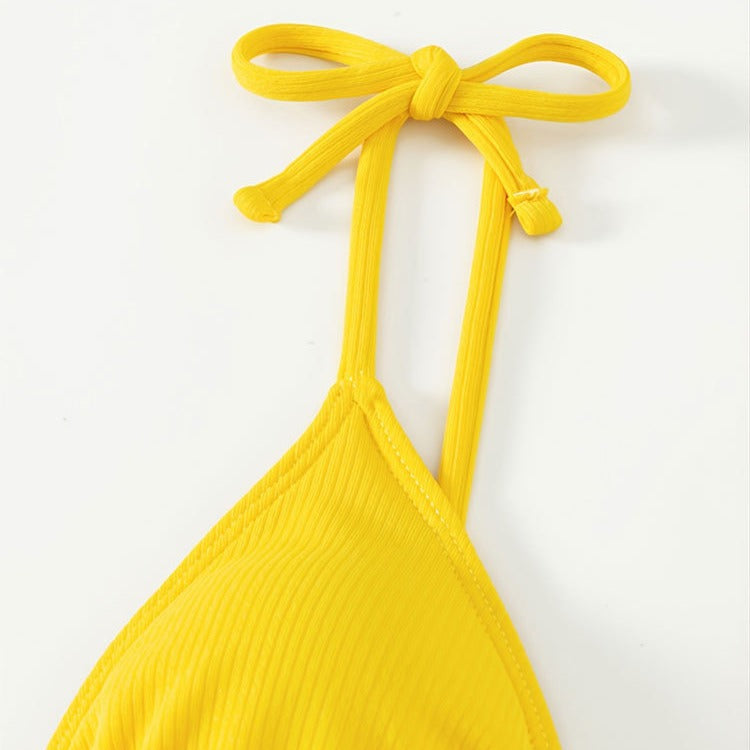 Damen Triangel-Bikini mit raffinierten Trägerschleifen Drune