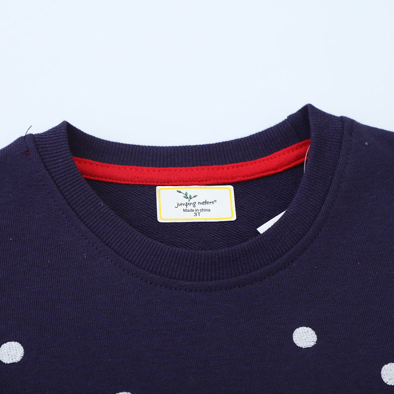 Jungen Sweatshirt mit lustigem Traktor-Design und festlicher Applikation Drune