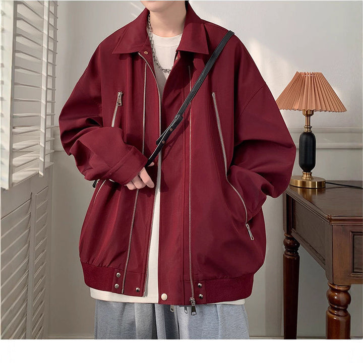 Damen Oversized Jacke mit innovativem Reißverschluss und lässigem Schnitt Drune