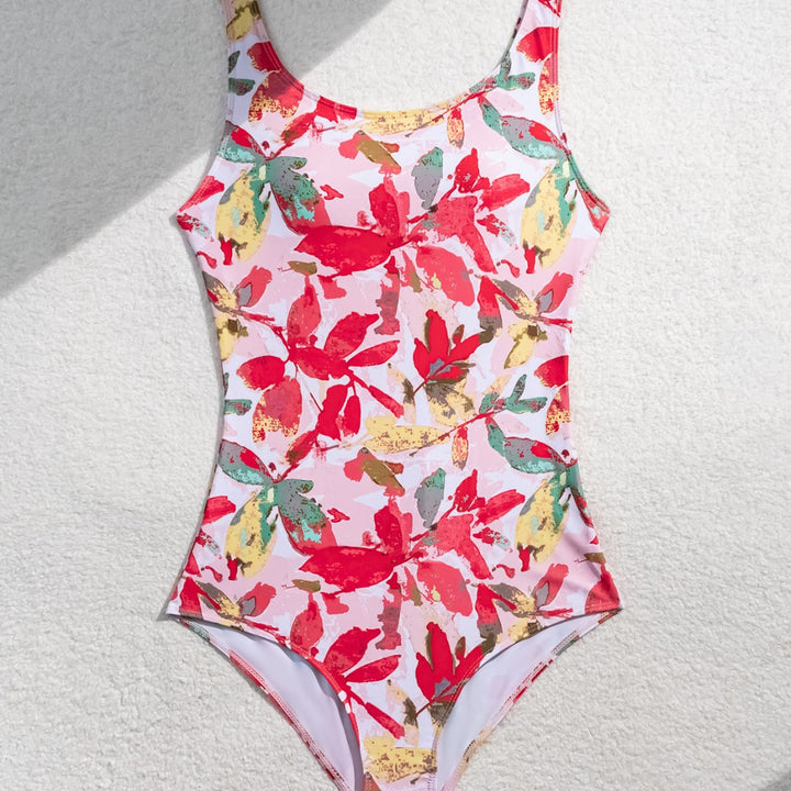 Damen Einteiliger Badeanzug mit floralem Muster Drune
