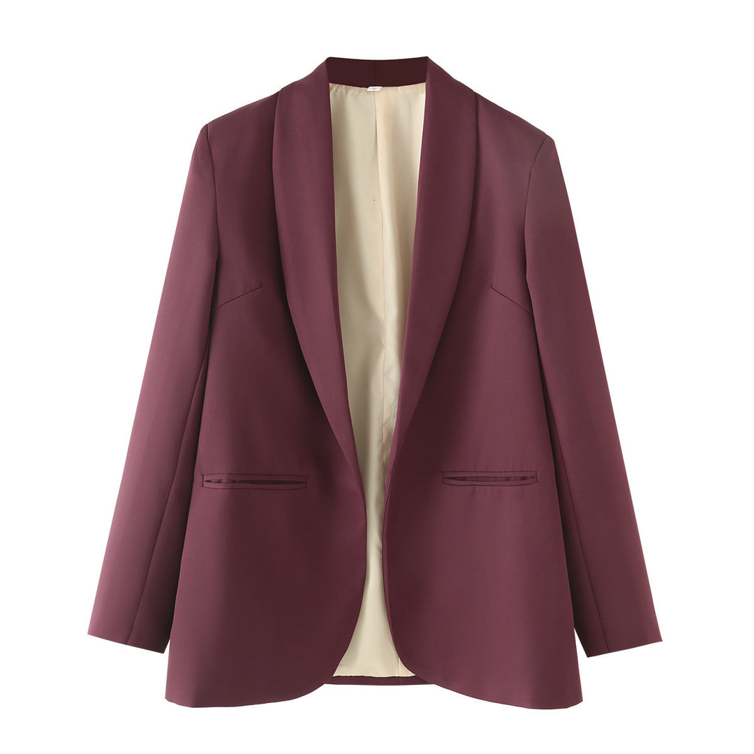 Damen eleganter Blazer mit modernem Schnitt und praktischen Taschen Drune