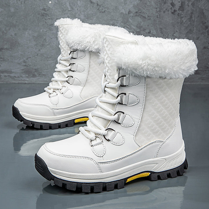 Damen Thermo-Winterstiefel mit rutschfester Sohle und isolierendem Futter Drune