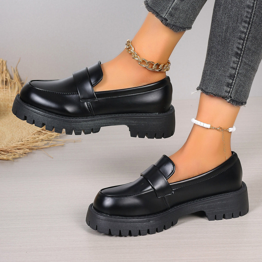 Damen Chunky-Sohle Slipper Drune