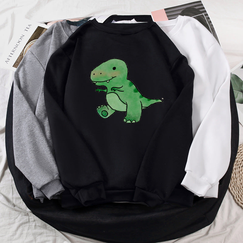 Damen Sweatshirt mit liebevollem Dinosaurier-Design Drune