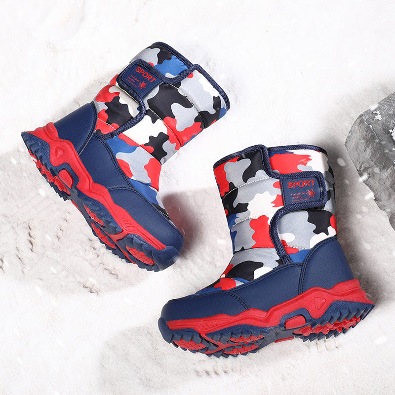 Damen warme und gefütterte Winterstiefel Drune