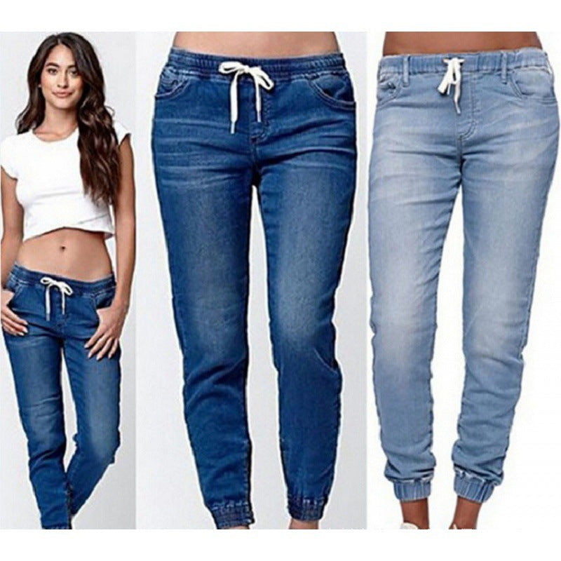 Damen Joggingjeans mit elastischem Bund und praktischen Taschen Drune