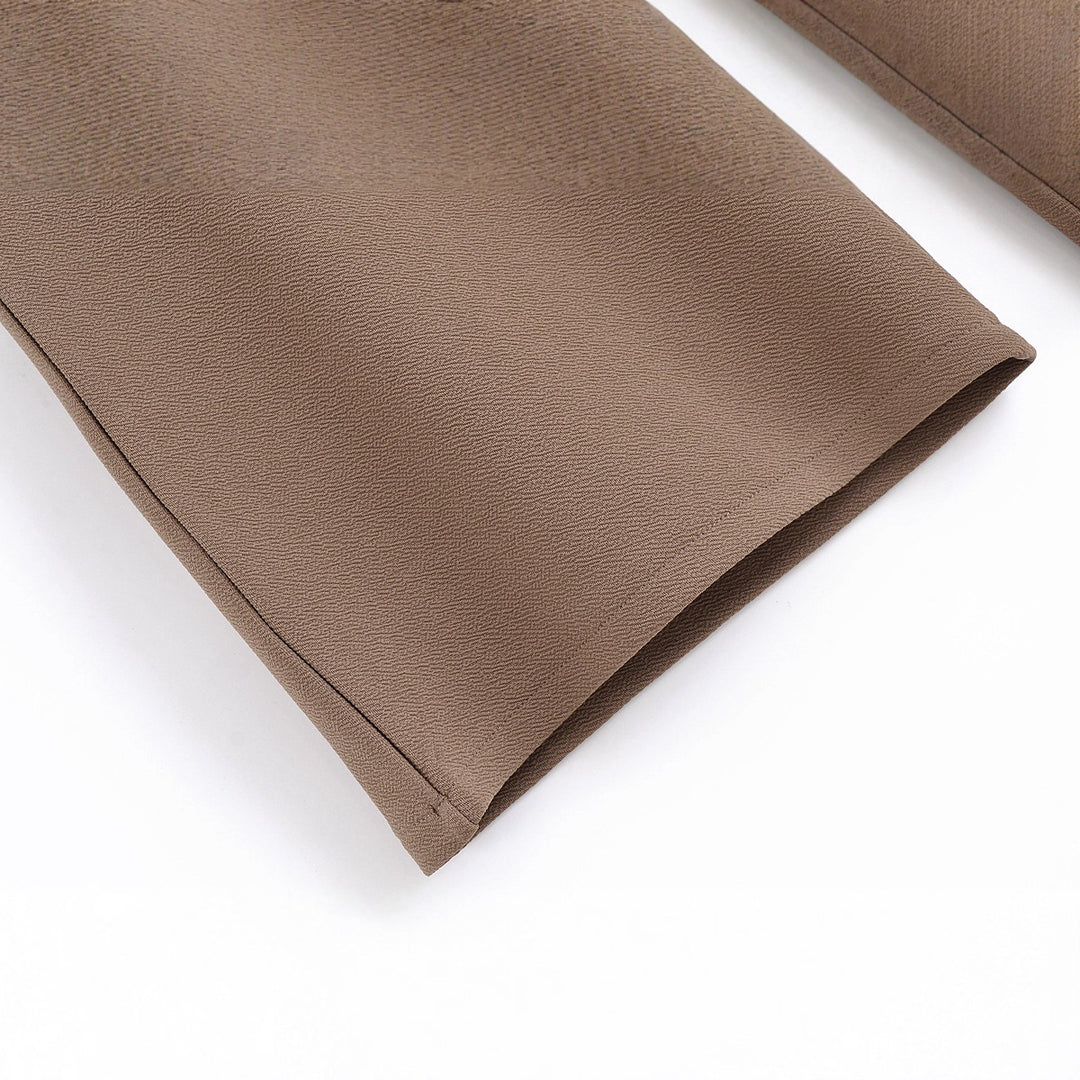 Damen weite Palazzo-Hose aus leichtem, luftigem Material Drune