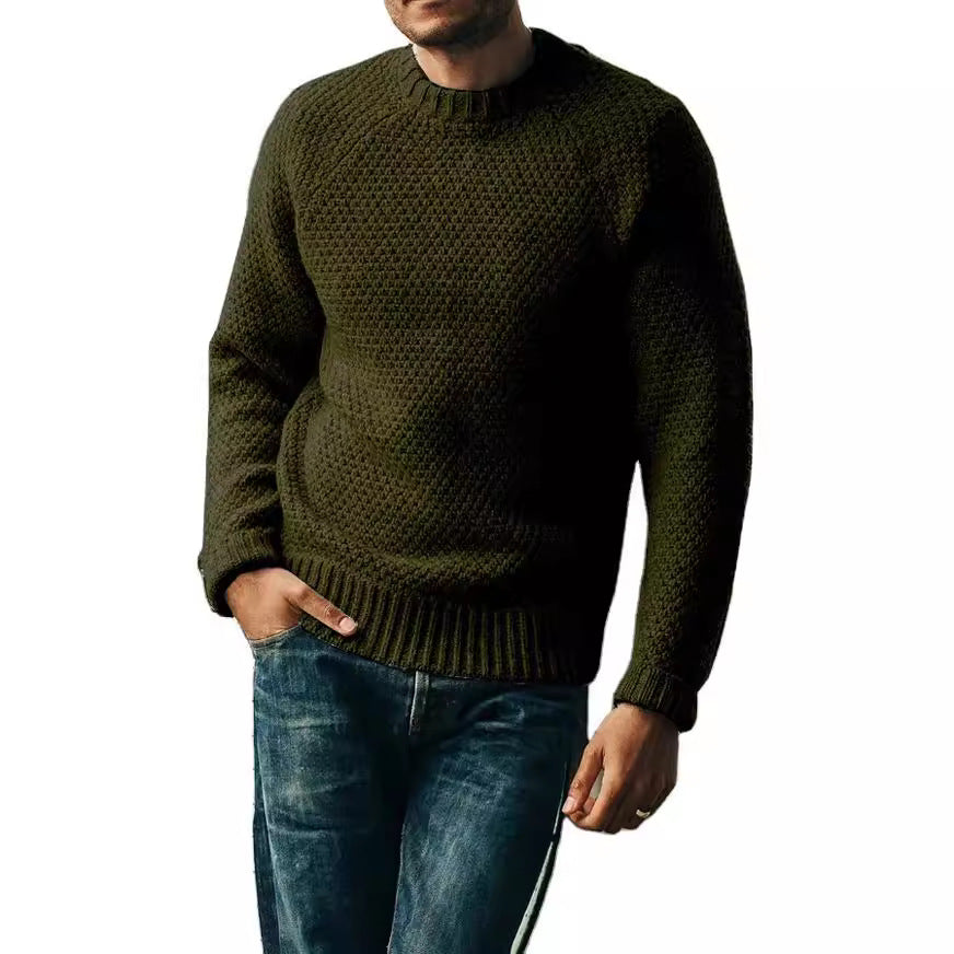 Herren Strickpullover mit zeitlosem Strukturdesign Drune