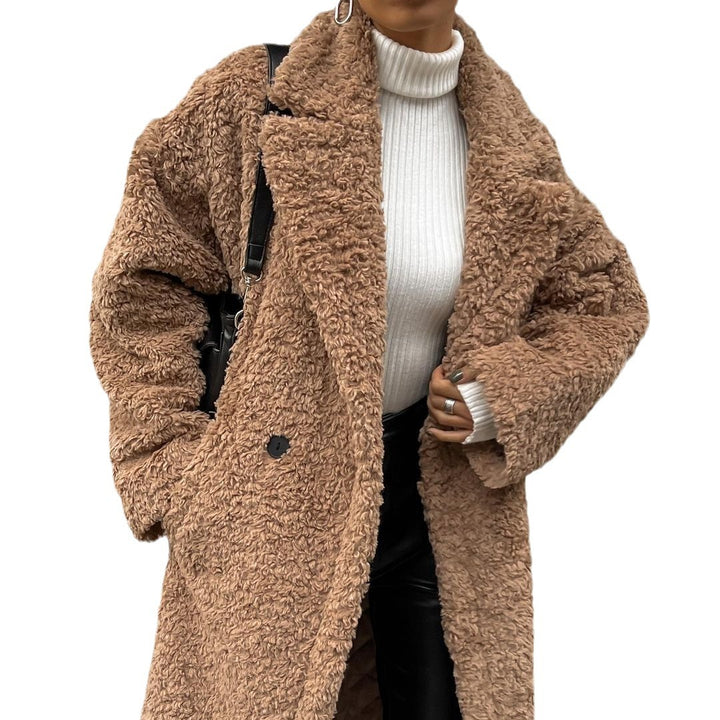 Damen Fleece Mantel Drune