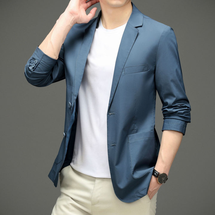 Herren legerer Blazer mit modernem Schnitt und praktischen Taschen Drune