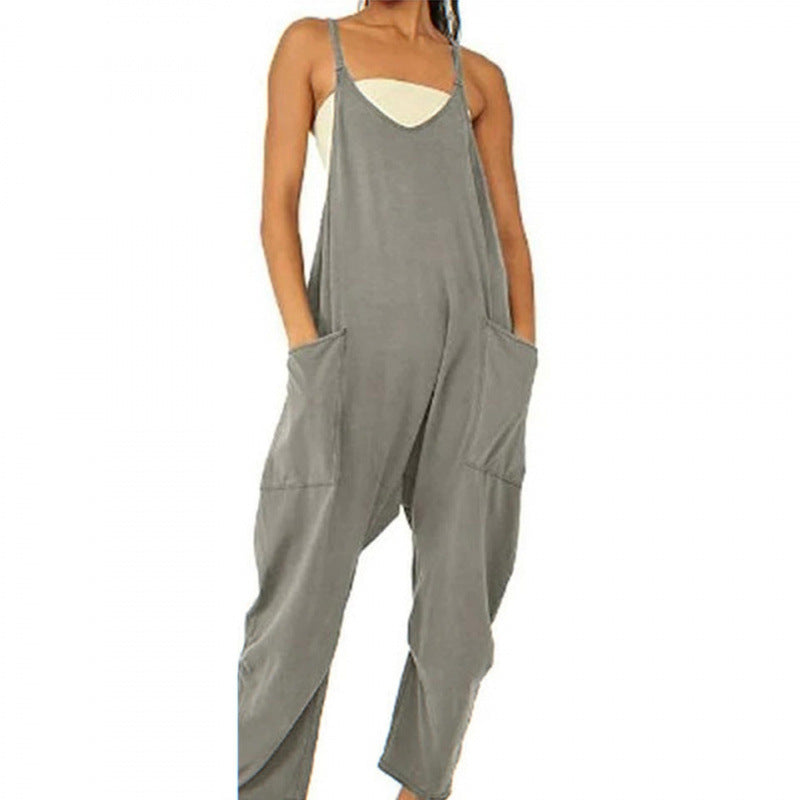Damen Overall mit lässigem Schnitt und praktischen Taschen Drune