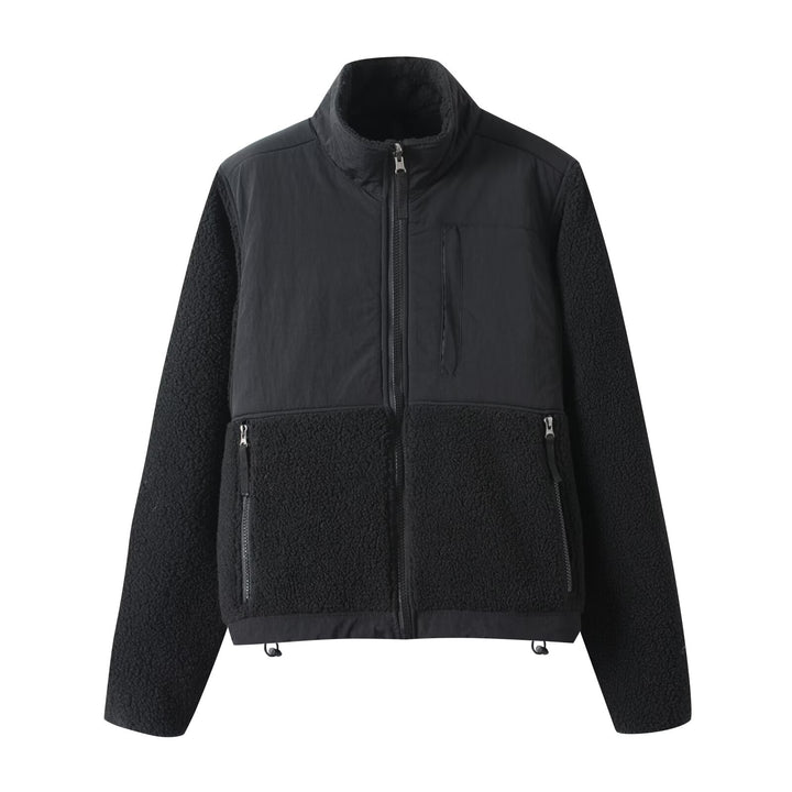 Damen Fleecejacke mit hohem Kragen Drune