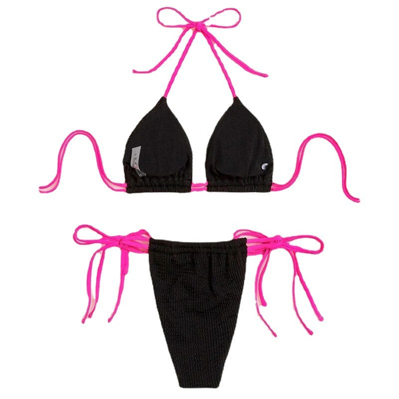 Damen Triangel-Bikini mit verstellbaren Kordeln Drune