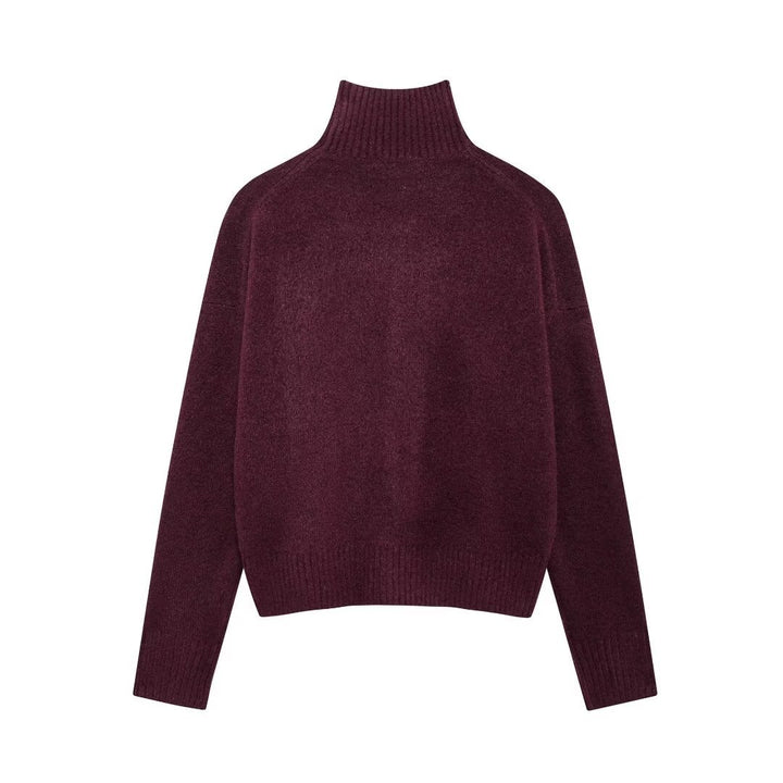 Femme Chunky Knit Rollkragenpullover Drune