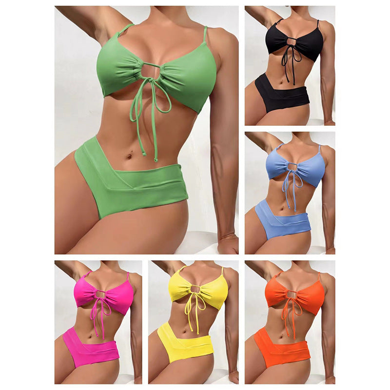 Damen Sportives Bikini-Set mit verstellbaren Trägern Drune