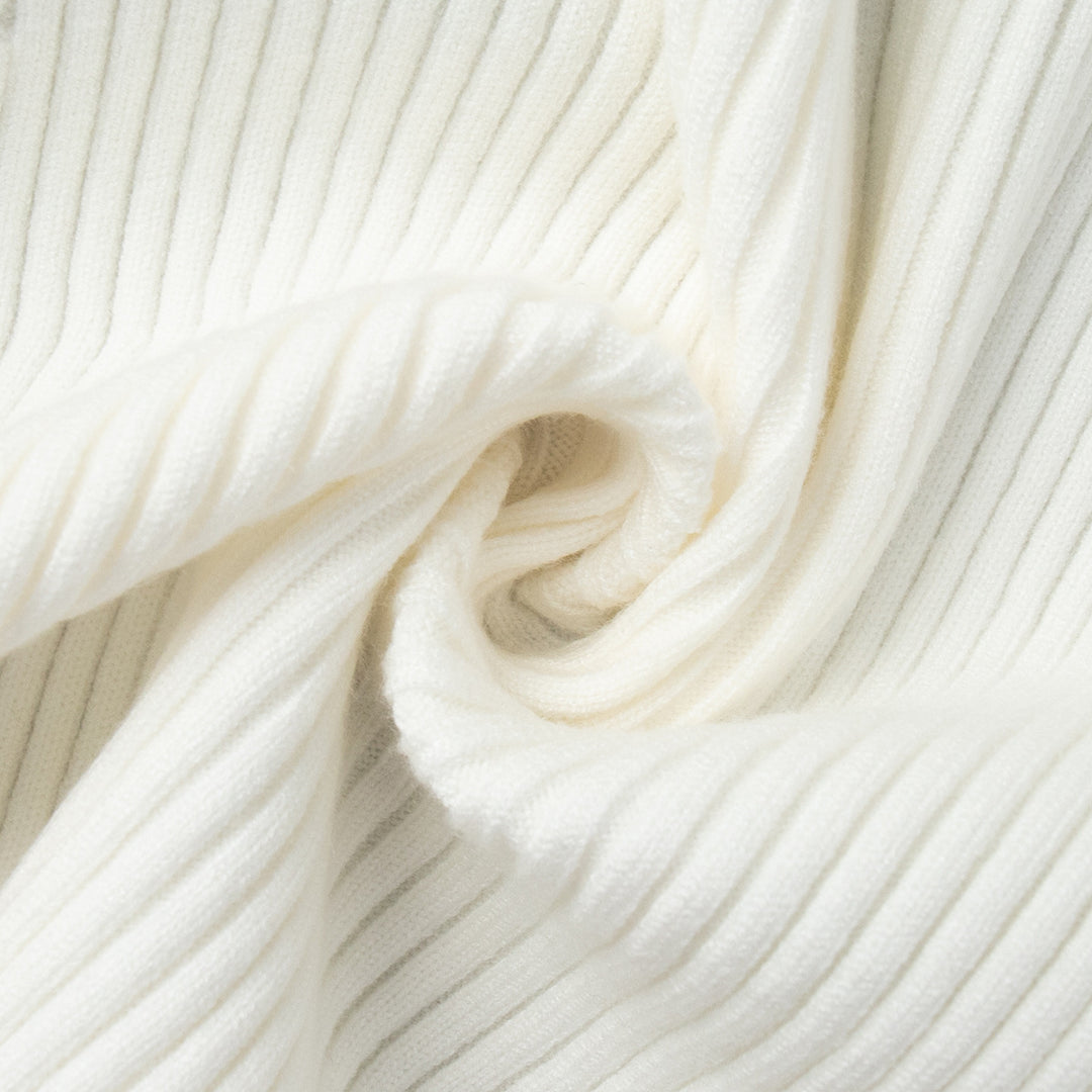 Damen Rippstrickpullover aus weichem Baumwollmix mit elegantem Schnitt Drune