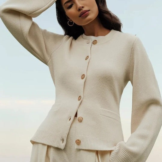 Drune | Stylische Strickjacke mit Knöpfen