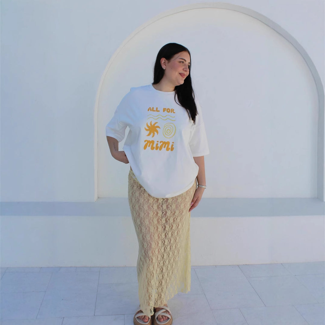 Damen Oversized T-Shirt Drune