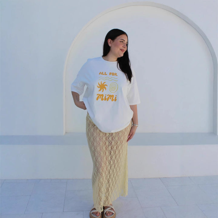 Damen Oversized T-Shirt Drune